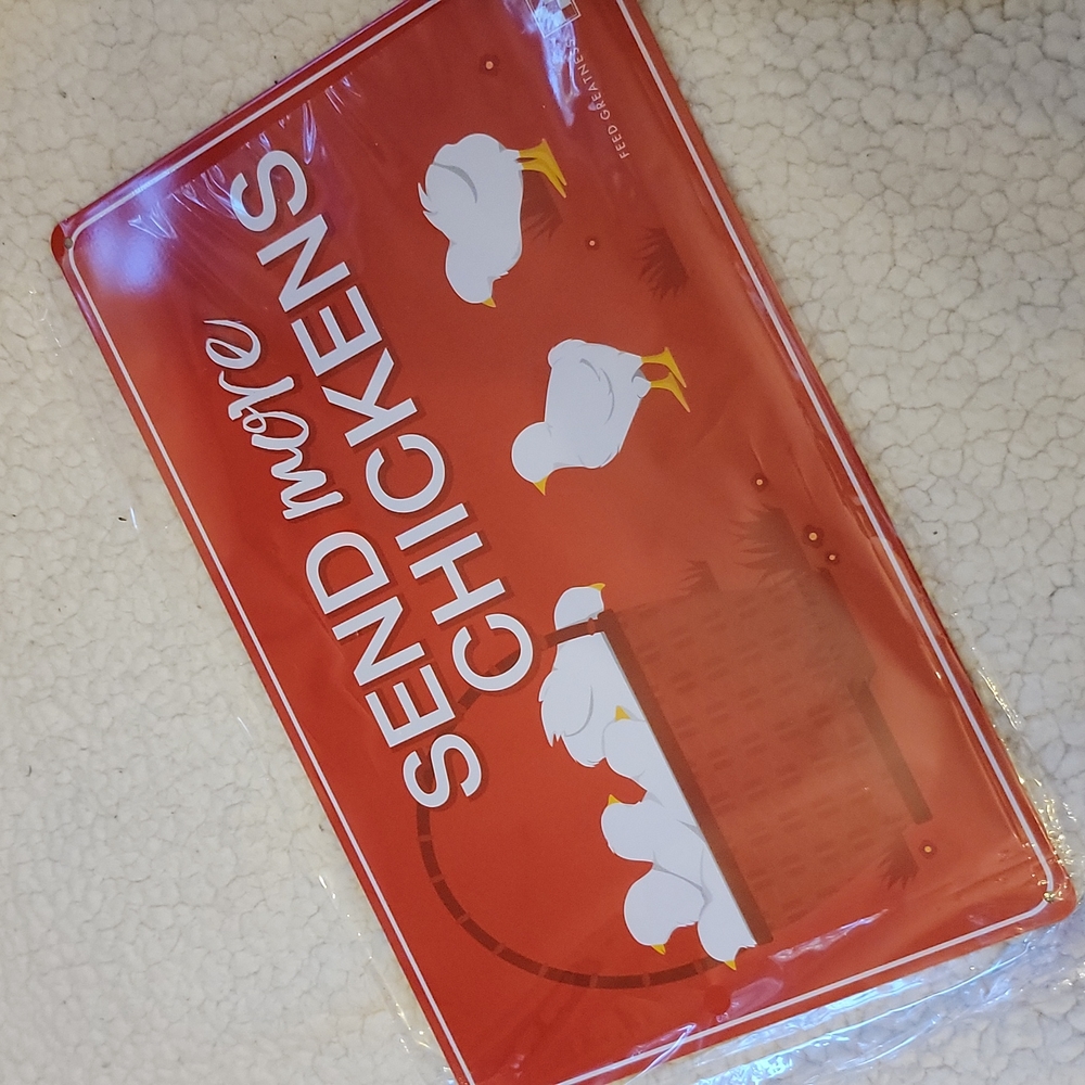 NEW!! Purina Metal Poultry Sign